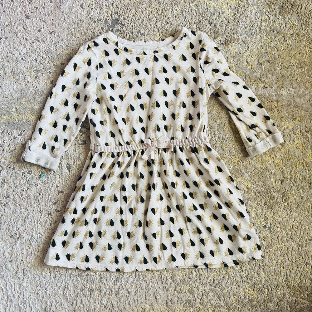 4T heart dress
